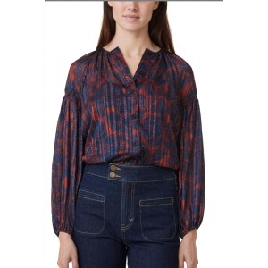 Women's Balloon Sleeve Blouse - Habitual - 1 of 2