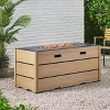 Archie Outdoor Rectangle Fire Pit: Christopher Knight Home, 40,000 BTU, Lightweight Concrete, Weather-Resistant - 2 of 4