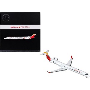 Bombardier CRJ1000 Commercial Aircraft "Iberia Regional" White with Red "Gemini 200" Series 1/200 Diecast Model by GeminiJets - 1 of 3