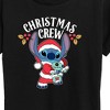 Women's - Lilo and Stitch - Christmas Crew Short Sleeve Graphic T-Shirt - image 2 of 4