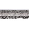 Bacati - Love Black/white 3 Layer Crib Skirt - 4 of 4