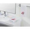 Kate Aurora 2 Piece Christmas Penguin & Santa Claus Embroidered Cotton Hand Towel Set - 2 of 2