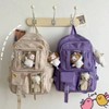HTUTWOO High School Student Backpack Bags Backpack With Pin And Pendant,Cute Backpack,Outdoor Sports Leisure Bag, Back to School Backpack - 4 of 4