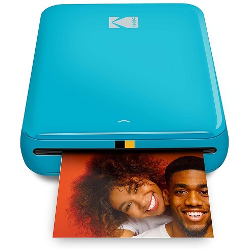 Zink Kodak Step Instant Photo Printer (Blue) Prints 2x3” Sticky-Back  Photos. & Step Wireless Mobile Photo Mini Printer (Black) & 2x3 Premium  Photo