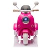 Whisen Kids Ride On Level Up Two-Seater Motorcycle, Portable Storage Hooks & Oversized Trunk, Gift For Kids 3-6 - 3 of 4