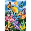 Butterflies InThe Garden Spring Garden Flag Floral Butterfly 18" x 12.5" Briarwood Lane - image 3 of 4