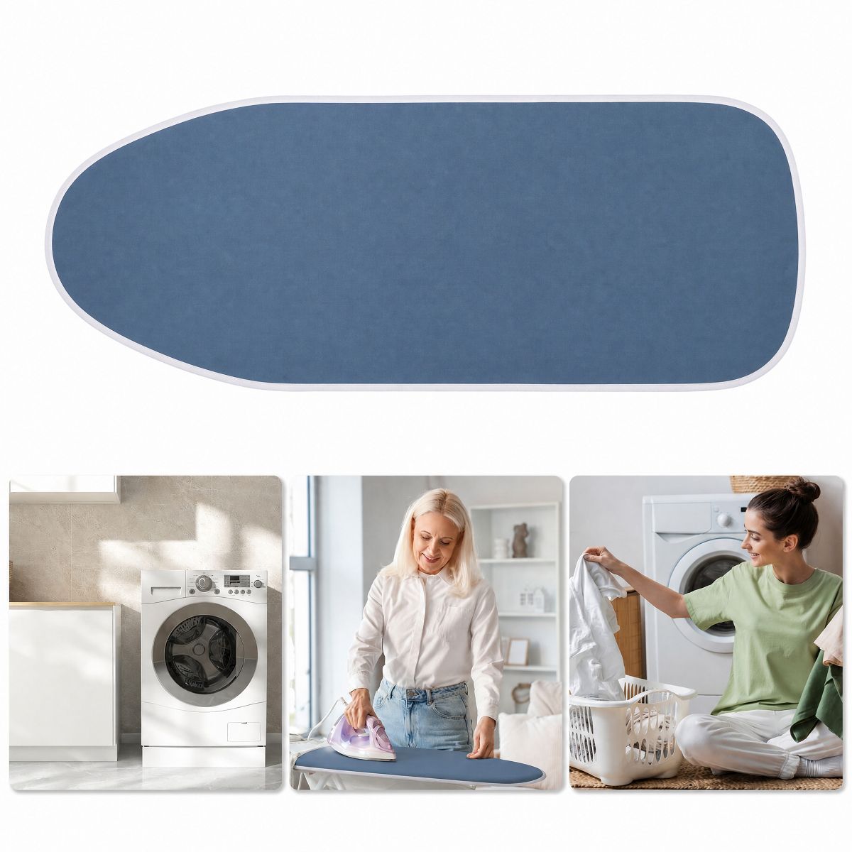 Unique Bargains Solid Color Durable Ironing Board Cover 1 Pc - thumbnail 10