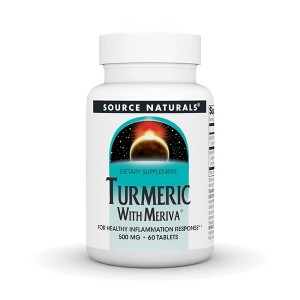 Turmeric with Meriva 500mg by Source Naturals, Inc.  -  60 Tablet - 1 of 3
