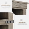 Wooden Bookcase Storage Cabinet Bookshelf with 5 Layers Shelves，68" Tall Floor Cabinet for Home Office, Living Room, Bed Room - 4 of 4