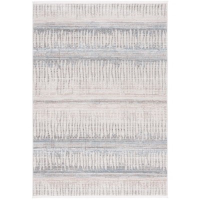 Mila MIL234 Power Loomed Indoor Area Rug - Beige/Blue - 9'x12'- Safavieh