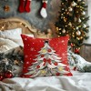 Christmas Throw Pillow Covers 18" x 18", Set of 4 Christmas Home Decor - 3 of 4