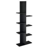 Costway 8-shelf Bookcase Freestanding Tree shelf Display Storage Stand Black\White
