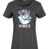 Women's - Frosty The Snowman - Christmas Graphic T-shirt Dress - 2 of 4