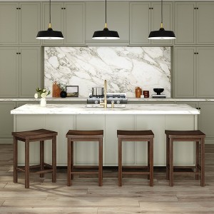 Now Furniture 24" Counter Stool, Wooden Backless Bar Height Kitchen Stool - 1 of 4