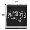 NFL New England Patriots Midnight Logo Cozy Knit Blanket - 2 of 3