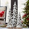 Melrose Carved Pine Tree Decor (Set of 3) - 2 of 3