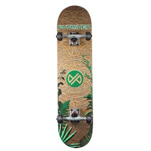 Punisher Skateboards Mayan Complete 31-Inch Skateboard with Canadian Maple, Gold - 1 of 2