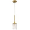 Elegant Lighting Taylor 1 light Brass Pendant - 3 of 4