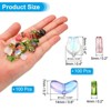 Unique Bargains Craft Embellishments Tulip Flower Crystal Glass Beads 200 Pcs - 2 of 4