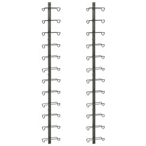 Itopfox 2 Pack Wall Mounted Wine Rack for 24 Bottles, Detachable Wine Storage Organizer Display Holder for Kitchen, Dining Room, Bar, Wine Cellar - 1 of 4