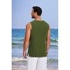 COOFANDY Men's V Neck Summer Beach Tank Top Sleeveless Casual Tank Shirts Hippie Tops - 4 of 4
