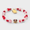 Little Words Project Minnie Stacker Beaded Bracelet - Red Polka Dot - 3 of 4