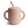 Mushie Silicone Training Cup + Straw - 3 of 4