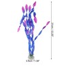 Unique Bargains Aquarium Decorations Fish Tank Artificial Plant Multicolor 12.20" 10 Pcs - 4 of 4