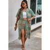 I AM A FASHION JUNKY Plus Size Two Pieces Printed Elastic Waist Sets - 3 of 4
