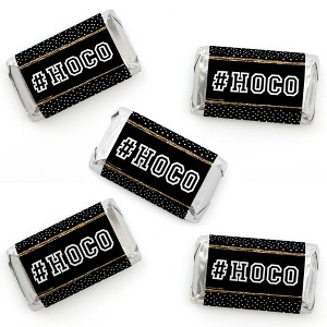 Big Dot of Happiness Hoco Dance - Mini Candy Bar Wrapper Stickers - Homecoming Small Favors - 40 Count - 1 of 4