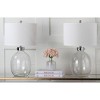 Neville Clear Glass Table Lamp (Set of 2) - LIT4067 - Glass - Safavieh - 2 of 4