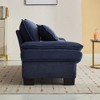 Kumasinova 84" Corduroy Sleeper Sofa with 23" Deep Seat, Upholstered Loveseat Sofa with 2 Supportive Pillows, Couches for Living Room - 2 of 4