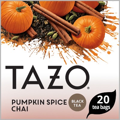 Tazo Chai Pumpkin Spice Tea - 20ct : Target