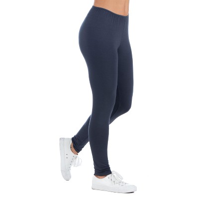 24seven Comfort Apparel Comfortable Ankle Length Stretch Leggings