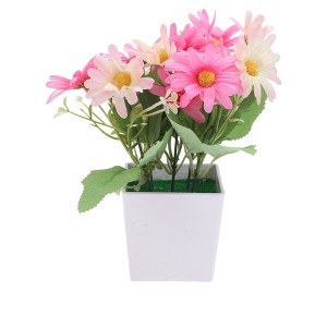 Unique Bargains Artificial Plants Cosmos Plastic 2.95"x2.95"x7.87" 1 Pc - 1 of 4