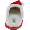 The Grinch Holiday Slippers, Novelty Fleece Scuff Slippers for Men and Women, Ivory, Women's MD (7-8) - image 3 of 4