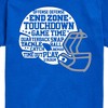 Boys' - Instant Message - Football Helmet Phrases Short Sleeve Graphic T-Shirt - 2 of 4