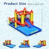 Costway Inflatable Water Slide Castle Kids Bounce House Indoor & Outdoor w/ 480W Blower - 2 of 4