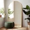 CENGHU Freestanding Mirror Arched Floor Mirror Large Standing Mirror Aluminum Alloy Frame Oversized Mirror Full Length for Living Room Bedroom - 2 of 4
