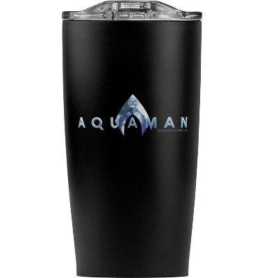 Aquaman Movie Logo Steel Tumbler 20oz Coffee Travel Mug