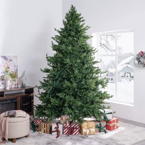 Home Imports Emporium Kinsley Prelit Artificial Christmas Tree, Realistic Traditional Christmas Tree with Lights - 1 of 4