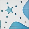 Set of 4 Wooden Sea Life Ombre Wall Decors with Rope Accents Blue - Olivia & May: Coastal MDF Art Sculptures - 3 of 4