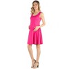 Maternity A-Line Slim Fit and Flare Dress - 24seven Comfort Apparel™ - 2 of 4