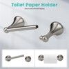Itopfox 4 Piece Bathroom Hardware Set Brushed Nickel Includes 24 Inch Adjustable Towel Bar Toilet Paper Holder Towel Ring and Hook - 3 of 4
