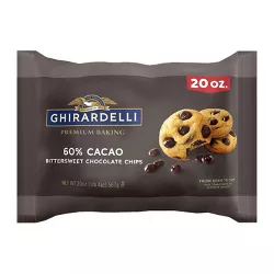 Ghirardelli 60% Cacao Bittersweet Chocolate Baking Chips - 20oz