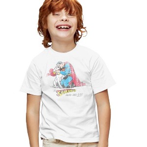 Boys' Short Sleeve Superman And His Dog T-Shirt - 1 of 4