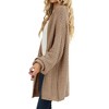 Imily Bela Womens Cardigan Solid Color Long Sleeve Open Front Chunky Knit Sweater Outwear - 4 of 4