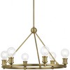 Livex Lighting Lansdale 6 - Light Chandelier in  Antique Brass - 4 of 4