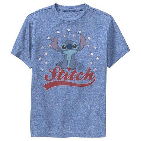 Performance Tee — Blue Stars