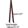 Allegra K Women's Skinny Solid Color Long Scarves Neckerchief 77.17" X1.97" - 2 of 4